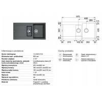 Кухонна мийка Franke MARiS MRG 651grafit 970x500 (114.0072.516)