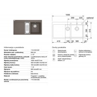 Кухонна мийка Franke MYTHOS MTG 651-100 шоколад права 1000x515 (114.0176.577)