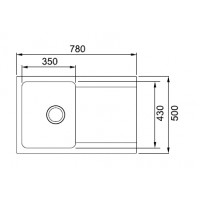 Кухонна мийка Franke ORiON OiD 611-78 білий 780x500 (114.0498.010)