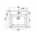 Кухонна мийка Franke SiRiUS SiD 610 onyx 560x530 (114.0205.049)