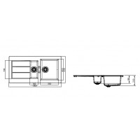 Кухонная мойка Franke SiRiUS SiD 651 white 1000x510 (114.0181.978)