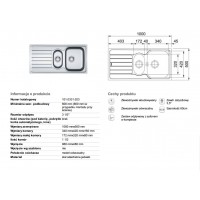 Кухонная мойка Franke SPARK SKL 651 1000x500 (101.0334.864)
