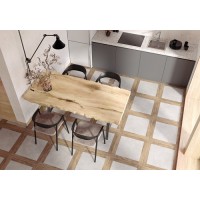 Плитка Golden Tile Concrete&Wood 60,7x60,7 серый, G92510