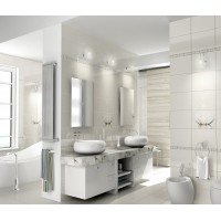 Декор Golden Tile Magic Lotus 25x40 кремовый (19Г331)