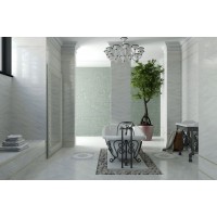 Декор Golden Tile Carrara 30x60 белый (Е50301)