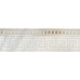 Фриз Golden Tile Carrara 9x30 белый (Е50311)