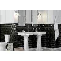 Плитка Golden Tile Metrotiles black 10x20 (46С061)