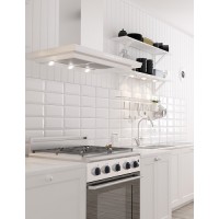 Плитка Golden Tile Metrotiles white 10x20 (460051)