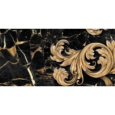 Декор Golden Tile Saint Laurent Decor №2 black 30x60 (9АС321)