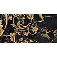 Декор Golden Tile Saint Laurent Decor №4 black 30x60 (9АС341)