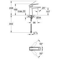 Смеситель для умывальника Grohe Allure Brilliant (23033000)