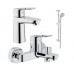 Набір змішувачів для ванни GROHE Bauloop (123214S)