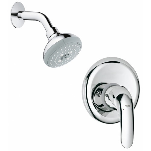 Душовий комплект Grohe Euroeco змішувач 32742000+Tempesta верхній душ 26088000 (26000004)