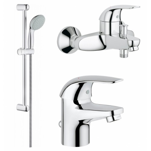 Набір змішувачів для ванни GROHE Euroeco (123226S)