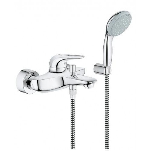 Змішувач для ванни Grohe Eurostyle c душовим набором New Tempesta (33592003)