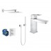 Комплект Grohe Grohtherm Cube для душу прихований монтаж+Eurocube для раковини (34506000+23445000) 345234