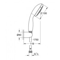 Душовий набір Grohe New Tempesta 100 (27849000)