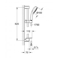 Душевой набор Grohe New Tempesta Cosmopolitan 100 (27929001)