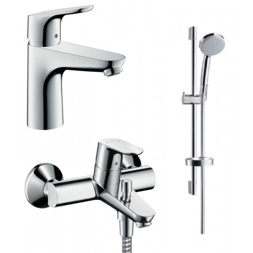 Набір змішувачів для ванни Hansgrohe Focus 3 в 1 (31607000+27772000+31940000)