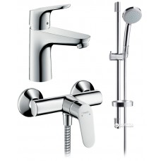 Набор смесителей для ванны Hansgrohe Focus 3в1 (31607000+27772000+31960000)