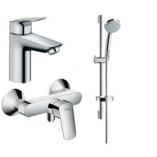 Набор смесителей для душа Hansgrohe Logis 100 3в1 (711716311)