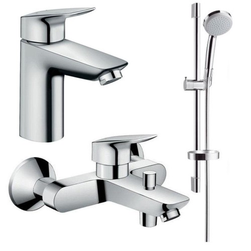 Набор смесителей для ванны Hansgrohe Logis 100 3в1 (711714311)