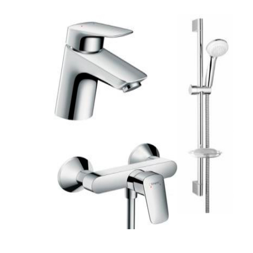Набір змішувачів для душу Hansgrohe Logis 70 3в1 (710716311)