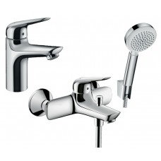 Набор смесителей для ванны Hansgrohe Novus 100 3в1 (710342663)