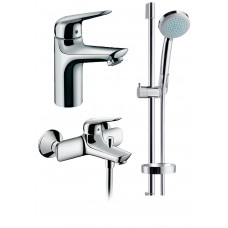 Набор смесителей для ванны Hansgrohe Novus 100 3в1 (710342773)