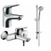 Набор смесителей для ванны Hansgrohe Novus 70 3в1 (710242773)
