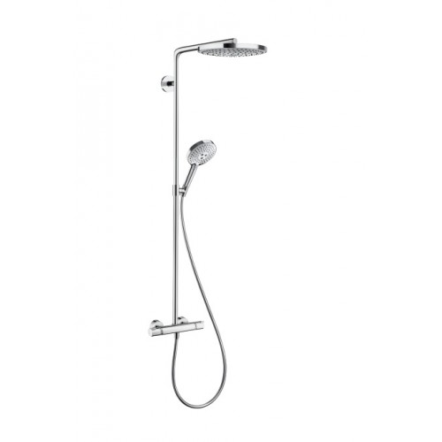 Душова система Hansgrohe Raindance Select S 240 2jet Showerpipe з термостатом (27129000)