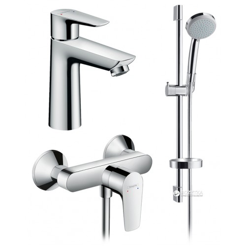 Набор смесителей для душа Hansgrohe Talis E 3в1 (71710000+27772000+71760000)
