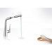 Смеситель для кухни Hansgrohe Metris матовая сталь (14821800)