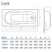 Ванна акрилова Koller Pool Delfi 160х70