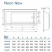 Ванна акрилова Koller Pool Neon New 150х70