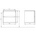 Шкафчик подвесной под умывальник Kolo Modo 59x55x47,9 белый глянец (89425)