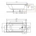 Ванна Kolo Opal Plus 150x70 без ніжок (XWP135000N)