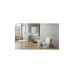 Унитаз в комплекте со сливным бачком и крышкой (COMPACT EMMASQUARE WHITE)
