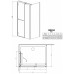 Душевая кабина Radaway Carena KDJ левая 100x90 прозрачное стекло 34444-01-08NL