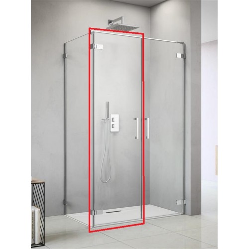 Душевая кабина Radaway Arta DWD+S Двери C 40 L с занавесами на кованые кабины (386055-03-01L)