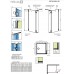 Фронтальна частина W4 Radaway Arta Walk - in front 120 (386212-03-01)