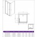 Душевая кабина Radaway Eos KDJ-B 90x90 права стекло iнтiмато 37403-01-12NR