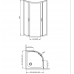 Душевая кабина Radaway Premium A 80*80 прозрачное стекло 30413-01-01