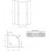 Душевая кабина Radaway Premium Plus A900 90*90 сатиновое стекло 30403-01-02N