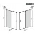 Душевые двери Radaway Espera DWJ Mirror 100 L зеркальное/прозрачное стекло (380110-71L)