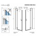 Душові двері Radaway Essenza New DWJ 90 L прозоре скло (385013-01-01L)