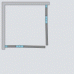 Душевая кабина Radaway Essenza New KDD левая часть кабины KDD 100L (385062-01-01L)