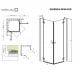 Душевая кабина Radaway Essenza New KDD левая часть кабины KDD 100L (385062-01-01L)