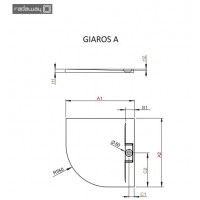 Душовий піддон Radaway Giaros А 90x90 (MKGA9090-03)
