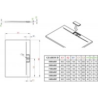 душовий піддон Radaway Giaros D 110x90 (MKGD1190-03)